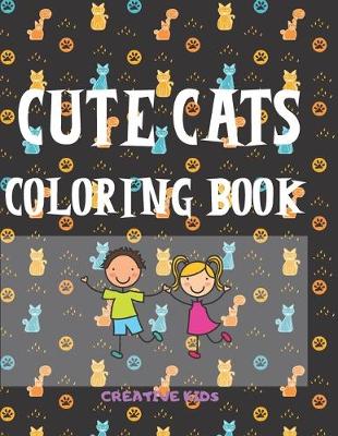 Book cover for Cute Cats Coloring Book