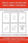 Book cover for Kindergarten Coloring Workbook (Trace and Color for preschool children)