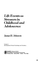 Book cover for Life Events as Stressors in Childhood and Adolescence