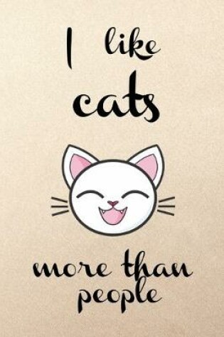 Cover of I like cats more than people