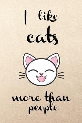 Book cover for I like cats more than people