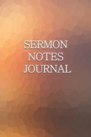 Cover of Sermon Notes Journal