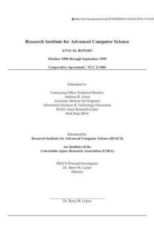 Cover of Research Institute for Advanced Computer Science