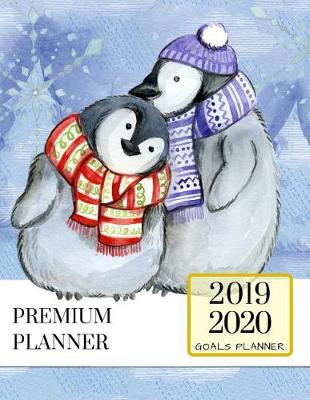 Book cover for 2019 2020 Polar Penguin 15 Months Daily Planner