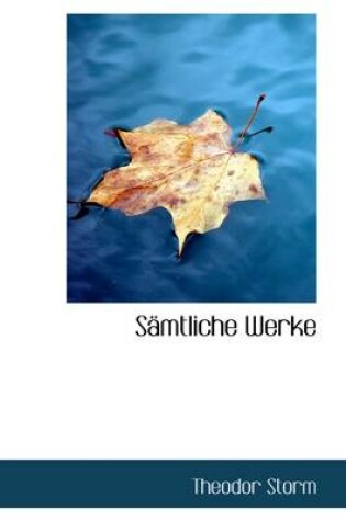 Cover of Samtliche Werke