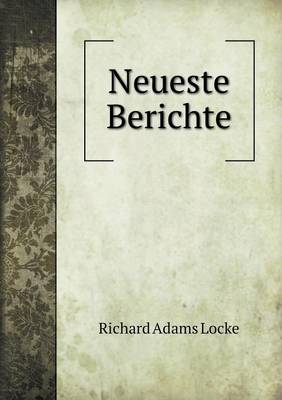 Book cover for Neueste Berichte