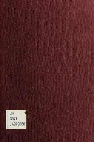 Cover of Parties and Elections in West Germany