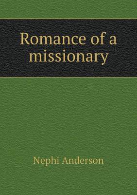 Book cover for Romance of a missionary