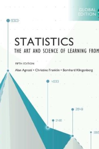 Cover of Statistics: The Art and Science of Learning from Data, Global Edition