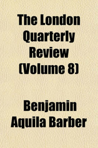 Cover of The London Quarterly Review Volume 8