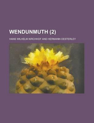 Book cover for Wendunmuth (2 )