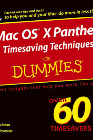 Cover of Mac OS X Panther Timesaving Techniques For Dummies