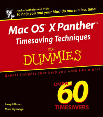 Book cover for Mac OS X Panther Timesaving Techniques For Dummies
