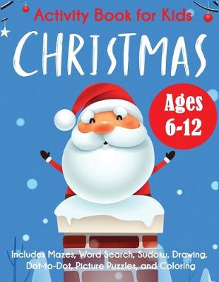 Book cover for Christmas Activity Book for Kids