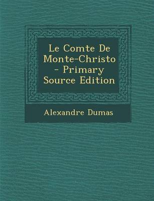 Book cover for Le Comte de Monte-Christo