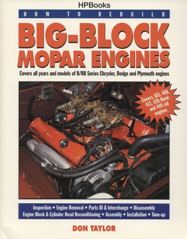 Book cover for How To Rebuild Big-Block Mopar Engines