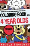 Book cover for Coloring Book for 4 year olds (Teddies 1)