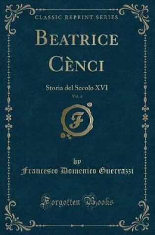 Cover of Beatrice Cènci, Vol. 4