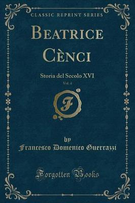 Book cover for Beatrice Cènci, Vol. 4