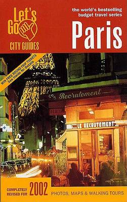 Book cover for Let's Go Paris 2002