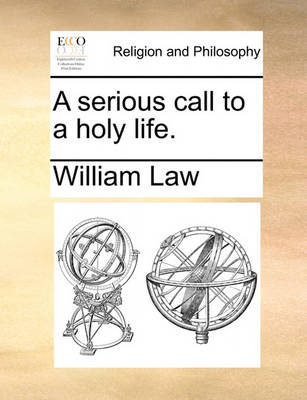 Book cover for A Serious Call to a Holy Life.