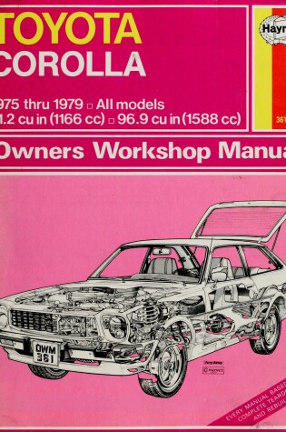 Cover of Toyota Corolla 1975-80 Owner's Workshop Manual