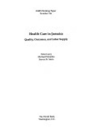 Cover of Health Care in Jamaica