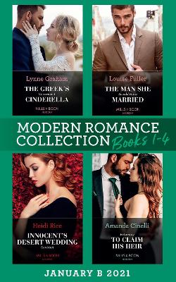 Book cover for Modern Romance January 2021 B Books 1-4
