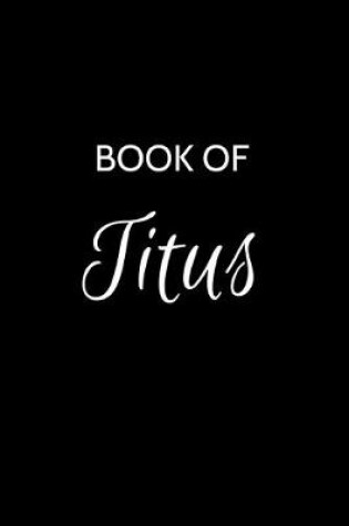 Cover of Titus Journal Notebook