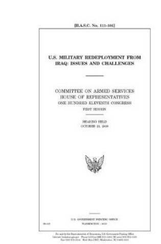 Cover of U.S. military redeployment from Iraq