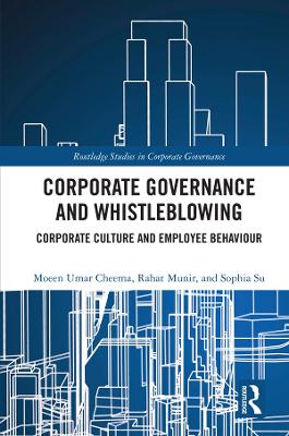 Book cover for Corporate Governance and Whistleblowing