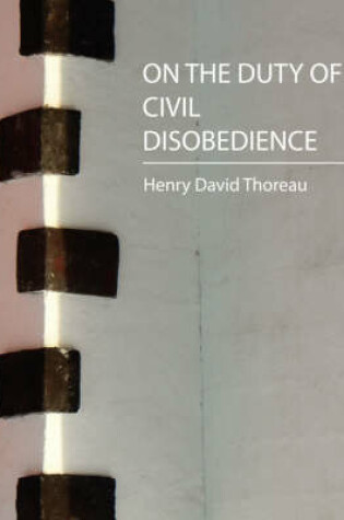 Cover of On the Duty of Civil Disobedience - Thoreau