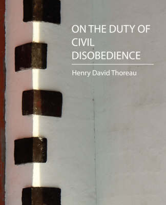 Book cover for On the Duty of Civil Disobedience - Thoreau
