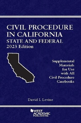 Cover of Civil Procedure in California