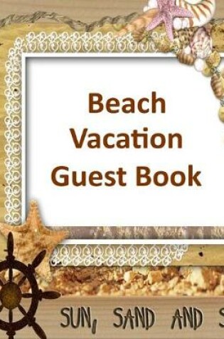 Cover of Beach Vacation Guest Book