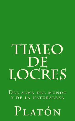 Book cover for Timeo de Locres