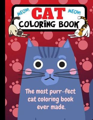 Book cover for Cat Coloring Book