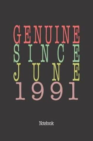 Cover of Genuine Since June 1991