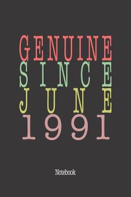 Book cover for Genuine Since June 1991