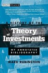 Book cover for A History of the Theory of Investments