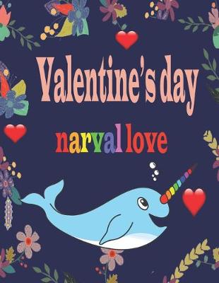 Book cover for Valentine's day Narval love