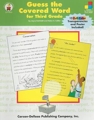 Cover of Guess the Covered Word for Third Grade