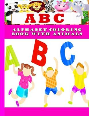 Cover of ABC Alphabet Coloring Book with Animals
