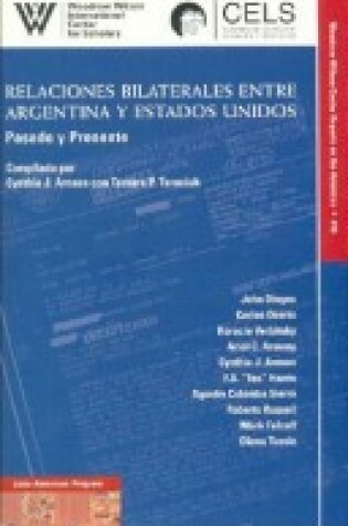 Cover of Relaciones Bilaterales Entre Argentina y Estados Unidos