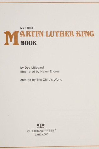 Cover of My First Martin Luther King Book