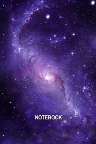 Cover of Notebook. Galaxy Cover. Composition Notebook. College Ruled. 8.5 x 11. 120 Pages.