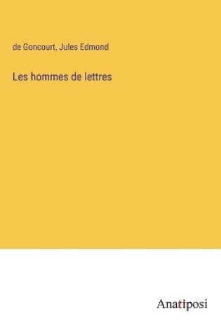 Cover of Les hommes de lettres