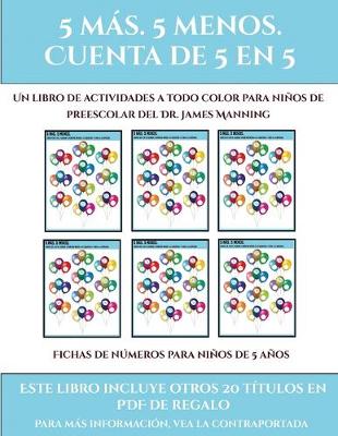 Cover of Fichas de números para niños de 5 años (Fichas educativas para niños)