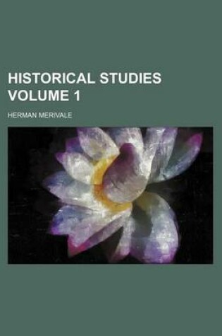 Cover of Historical Studies Volume 1