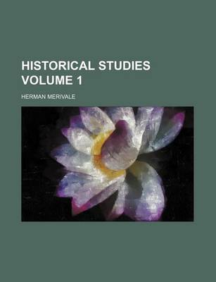 Book cover for Historical Studies Volume 1